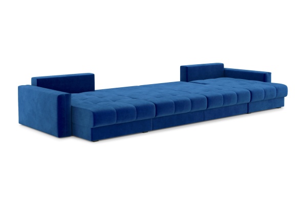 Диван п-образный тик-так Монарх М2О2 темно-синий